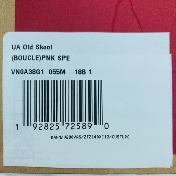 VANS OLD SKOOL Boucle Pink - Picture 9 of 9